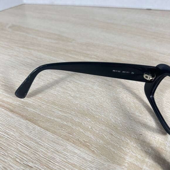 Ray-Ban RB4122 601/71 Sunglasses Black Rectangle FRAMES ONLY Made in Italy main image 9